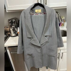 Costes Women's Gray Coat and matching scarf